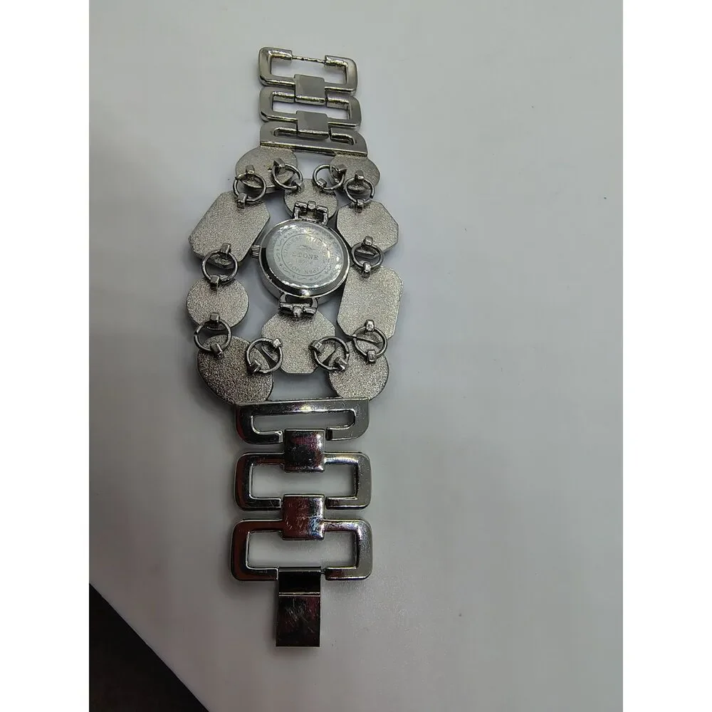 Stone Woman's Jewelry Bracelet Vintage L80116 Watch - Picture 6 of 10